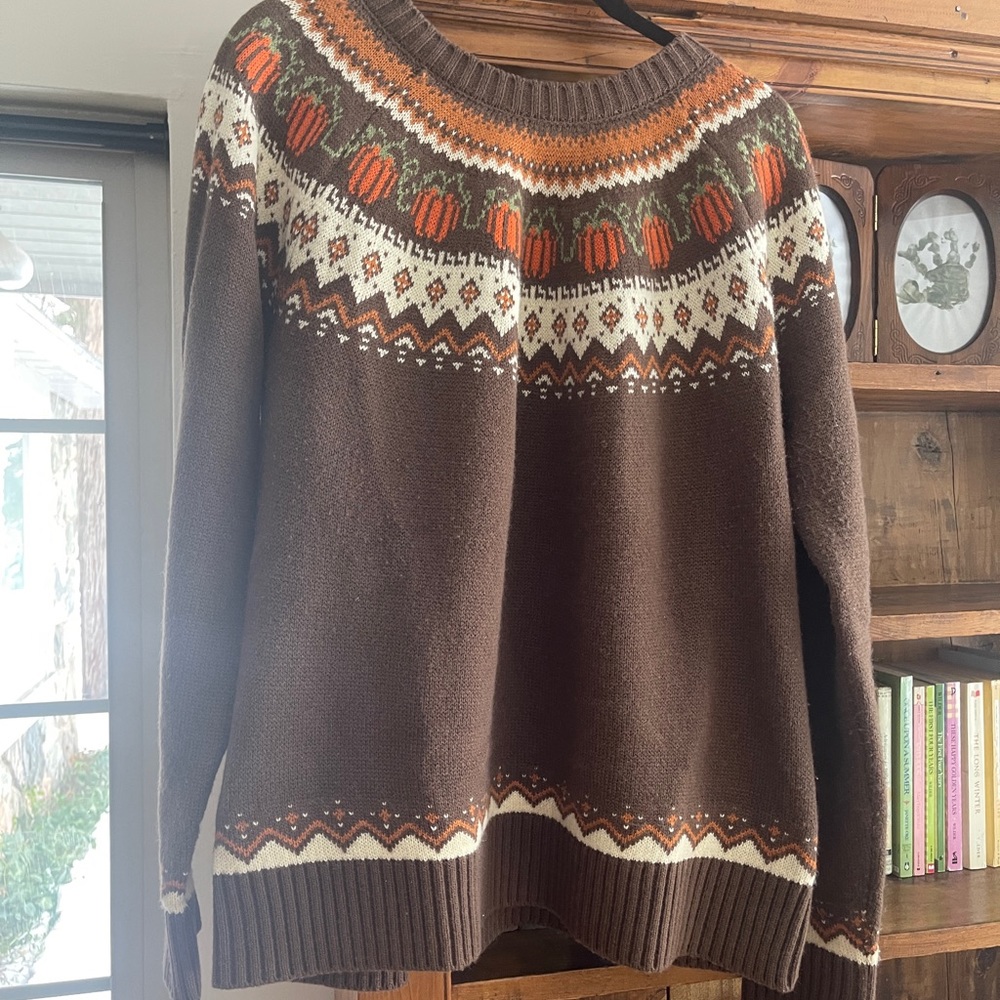 Womens KJP pumpkin sweater XXL